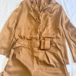 SHEIN Tan Women's Pantsuit